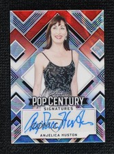 2022 Leaf Metal Pop Century Red White & Blue Wave 3/7 Anjelica Huston Auto 0q0