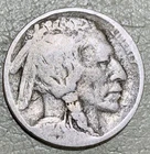 1914d Buffalo nickel, nice original GOOD condition coin partial date full rev mm