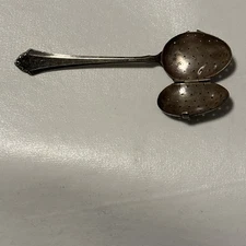 Vintage Sterling Silver Tea Infuser Strainer Spoon  5.25"