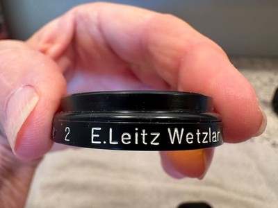 Leica 36mm E36 Clamp-On Y2 Yellow Filter for Black & White Photography A36 E36