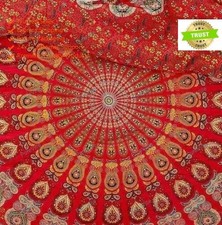 Indian Floral Mandala Quilt Duvet Cover Bedding Set Cotton Hippie Comforter