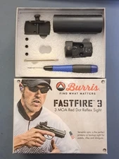Burris Optics FastFire III w/picatinny mount, 3 MOA Red Dot Sight, PN 300234