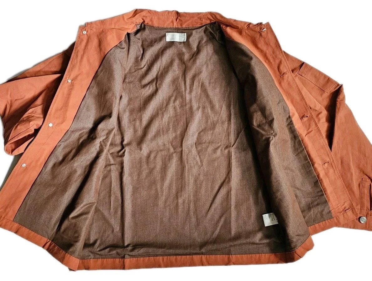 C'est Bon Work Jacket Burnt Orange Zip Up Men's SZ XL Urban Mod Work Chore Nwt - product detail image 4
