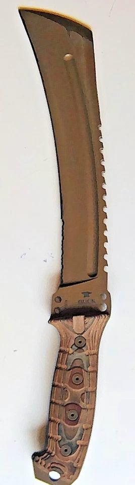 Cuchillo de supervivencia Buck Talon 808 hoja fija - 5160 acero - Coyote bronceado Cerakote Foto 3 de 4