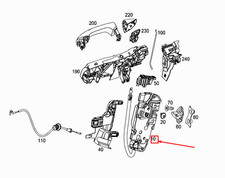 MERCEDES-BENZ A W177 T&uuml;rschloss vorne links A0997202102 NEU Original