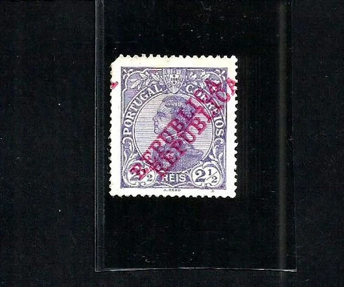 PORTUGAL-ERRO-Selo CLÁSSICO,Nº170,com "DUPLA SOBRECARGA".MNG.