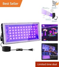 50W Black Light Flood Light UV Outdoor Indoor Party Halloween Stage Decor