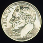 1959 Proof Roosevelt Dime - 2.5 grams of Silver
