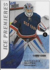 2015-16 Upper Deck Ice MACKENZIE SKAPSKI Ice Premieres rookie card #130. rookie card picture