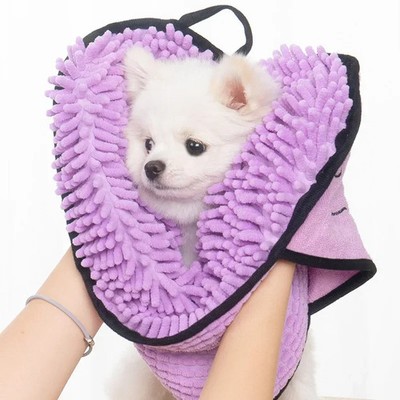 Super Absorbent Pet Bath Towel-Quick-Dry for Dogs & Cats - Ideal for Grooming an