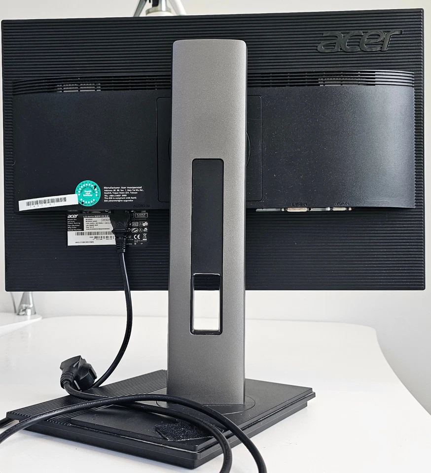 Monitor Acer B226WL 22 Zoll 1680x1050 Bildschirm TN 5ms VGA DVI-D, Lautsprecher - Bild 2 von 4