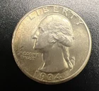 Uncirculated 1934-D Denver Mint Silver Washington Quarter A-402