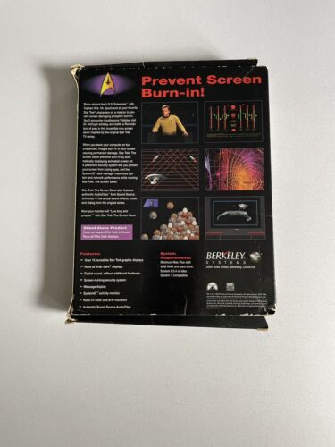Vintage 1992 Star Trek The Screen Saver For Macintosh Berkeley Systems - Bild 2 von 10