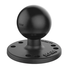 RAM-202U Ram Mounts 2.5-Inch Round Base with AMPs Hole Pattern & 1.5 Inch Ball