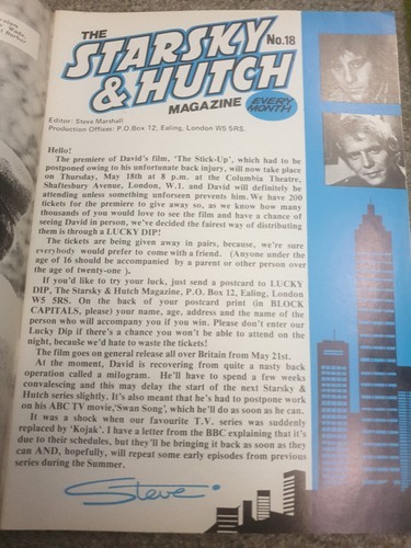 Starsky & Hutch Magazin Ausgabe Nr. 18. Mai 1978 David Soul Paul Michael Glaser - Bild 3 von 8