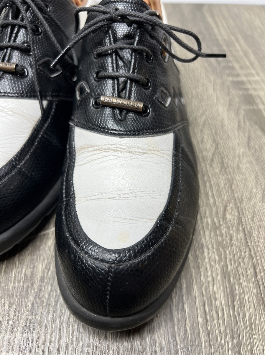 ゴルフシューズ　BALENCIAGA Balenciaga Golf Shoes Logo Sz 23.5EEE US 7 90s VTG RARE Made