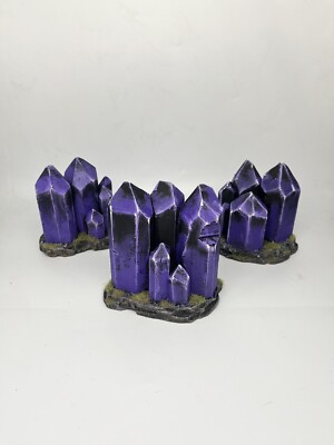 Wargaming Terrain Crystals warhammer40k Compatible scenery Fantasy Grassy
