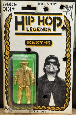 RYCA Hip Hop Legends Eazy-E Action Figure RARE GOLD VERSION Hand # d 26/33