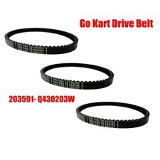 Go Kart Drive Belt 203591 3PCS For Yerf-dog Go karts Go Cart Black NEW