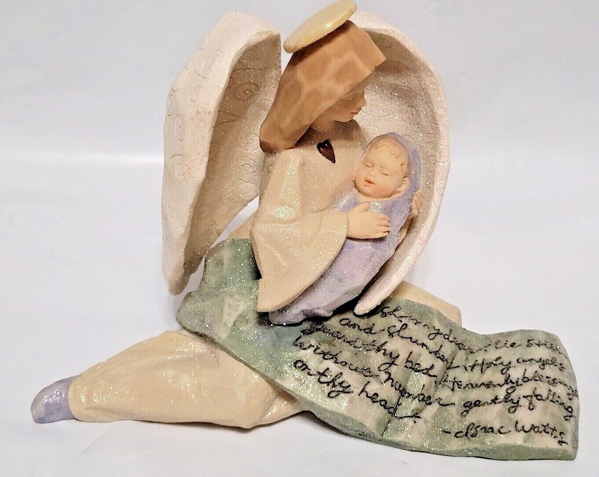 FOUNDATIONS BY ENESCO BABY GUARDIAN ANGEL FIGURINE BY KAREN FOUNDATIONS BY ENESCO BABY GUARDIAN ANGEL FIGURINE BY KAREN