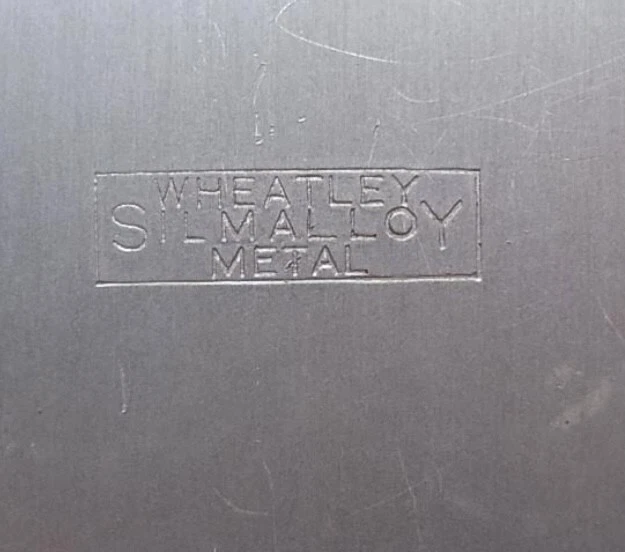 Редкая Винтажная Коробка для Мухи Wheatley Whitley 2 Серебро Винтажные Ценности Рыбалка - Изображение 3 из 4