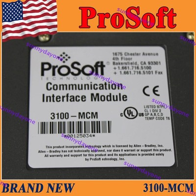 Factory Sealed 3100-MCM ProSoft Communication Interface Module Free Shipping AB