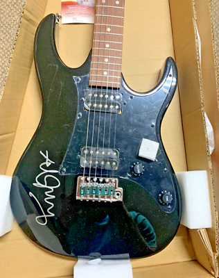 Michael J Fox Back To the Future Autographed Signed Ibanez Guitar