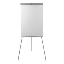 5 Star Office Flipchart Easel with Telescopic Legs 700x82x1900mm Grey Trim