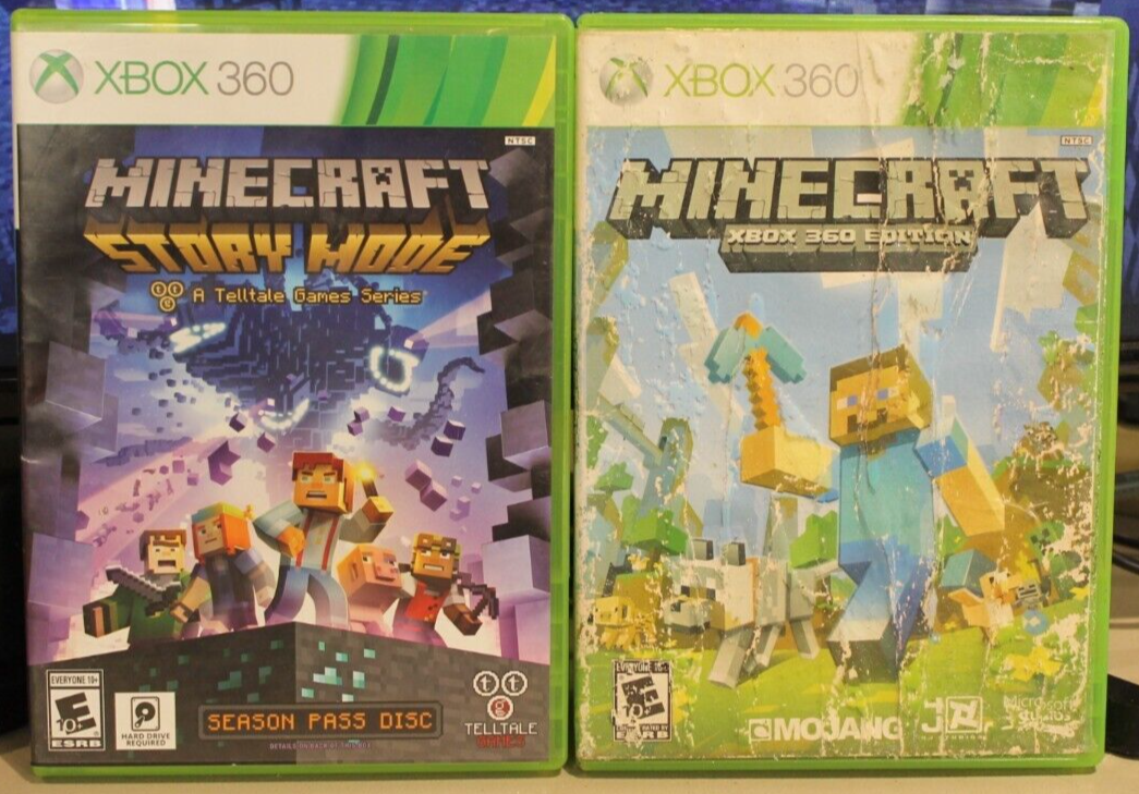 Minecraft Story Mode Xbox 360 Assorted/Bundle Games MINT - FAST