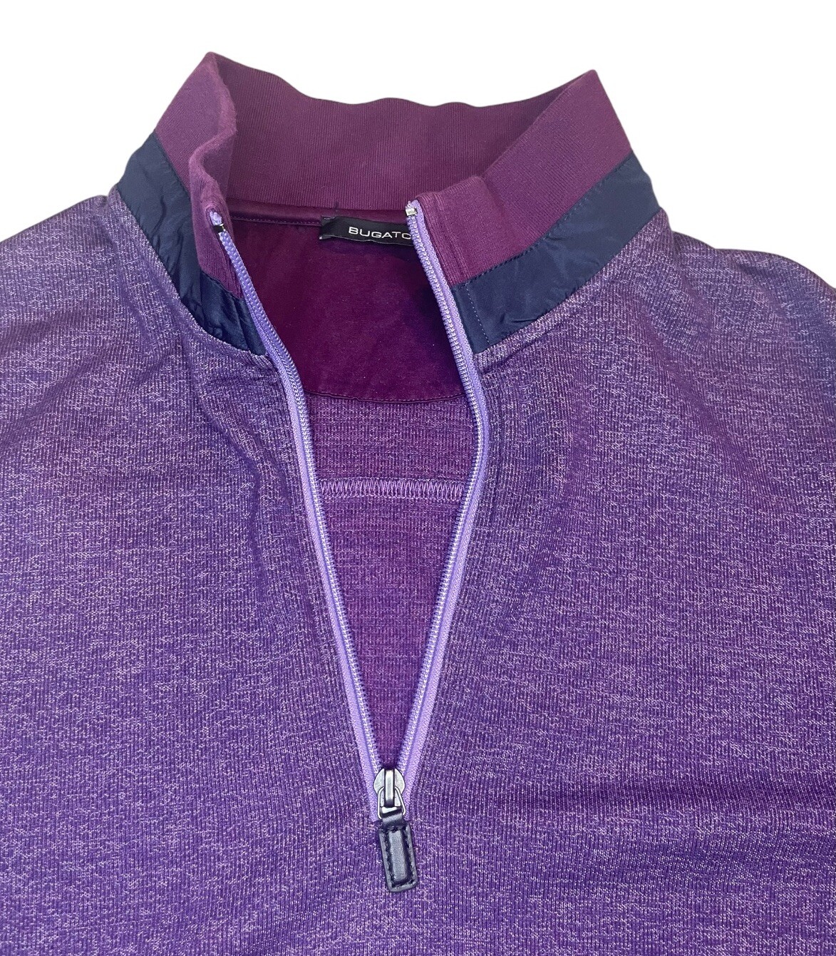 Bugatchi Pullover Quarter Zip Sweater - image 8