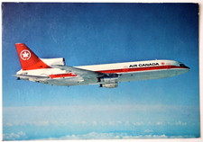 Postcard Airplane Air Canada Lockheed L1011 Canada 1975