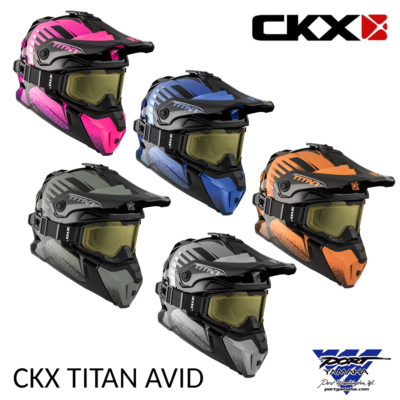 CKX Titan Original Backcountry Helmet AVID with 210° Goggles