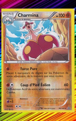 Charmina Reverse - XY5:Primo Choc - 80/160 - Neue Französische Pokemon Karte