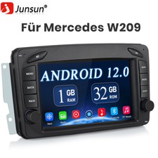 DAB+ Android 12 Autoradio F&uuml;r Mercedes Benz CLK W209 W203 W463 W208 GPS Navi 32G