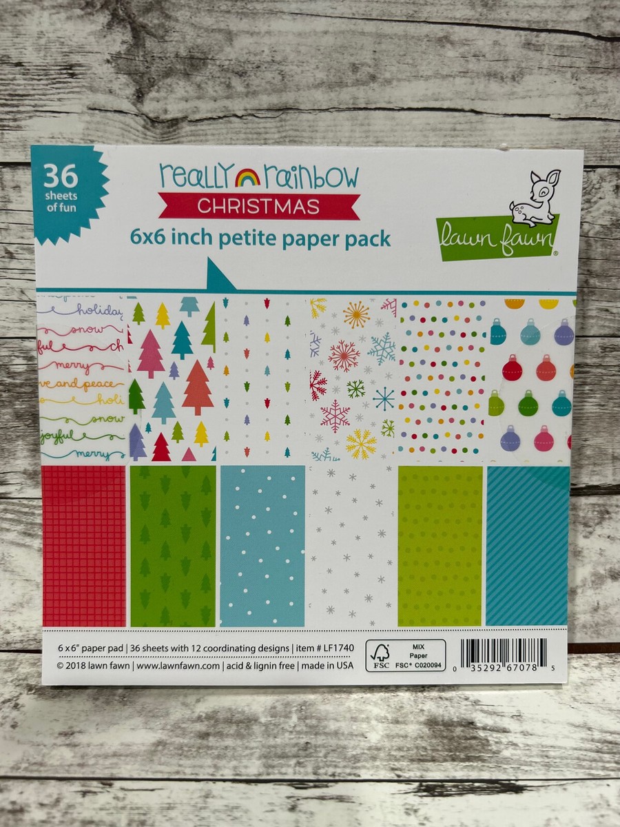 Lawn Fawn 6x6\" Paper Pad \"Fall Fling Petite\" (LF2075