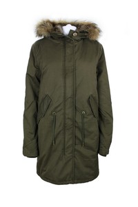 parka grün fellkapuze