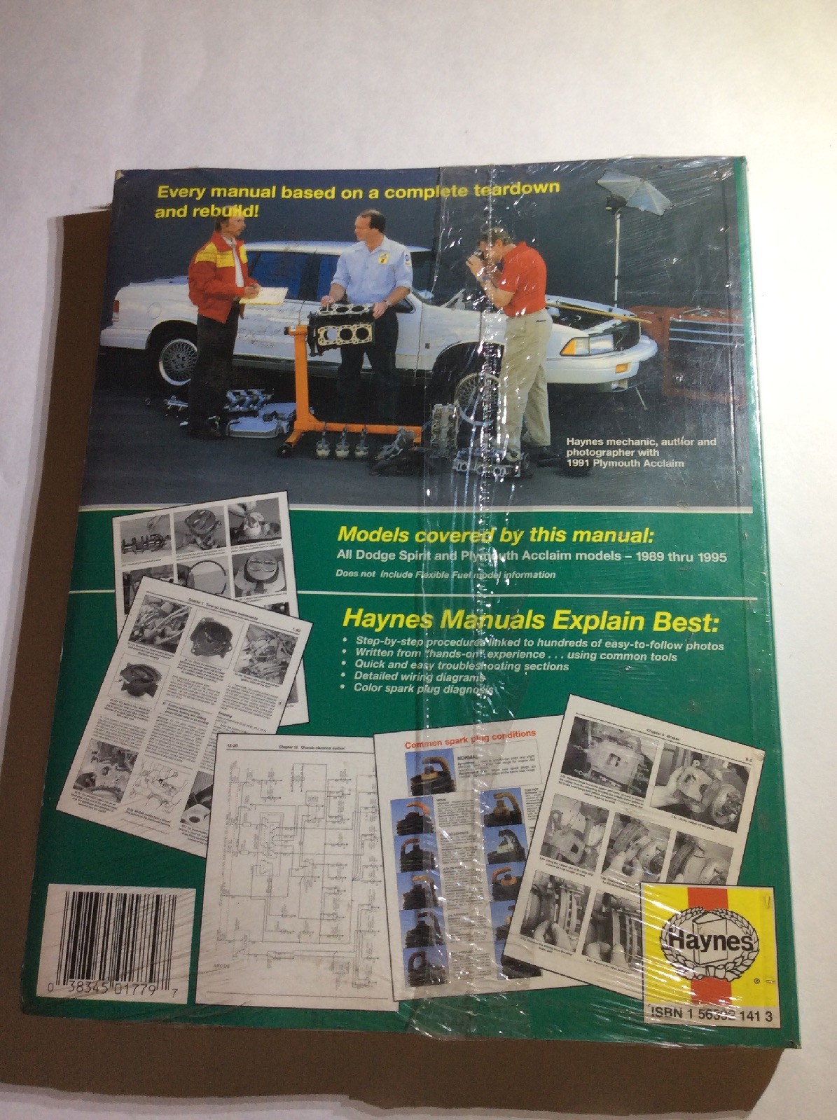 Haynes Repair Manual Dodge Spirit Plymouth Acclaim 1989 Thru 1995 Car Auto  30060 | eBay