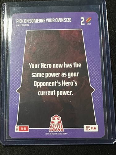 Pick On Someone Your Own Size