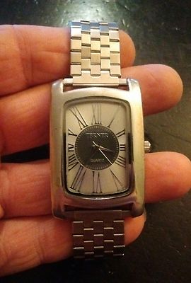 Vintage Terner unisex watch, new stainless steel watch band, running