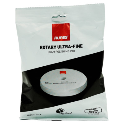 9.BR150S Schwammpuffer WEISS BR ULTRA FINE für 135mm Rotation - RUPES