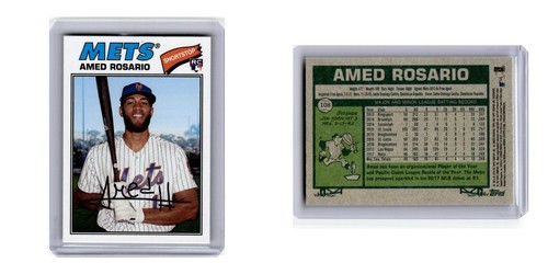 2018 Topps Archives Amed Rosario RC Mets #108 - Picture 3 of 3