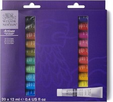 Winsor & Newton, Artisan Water Mixable Oil Colour 20x12ml Tube Set FAST SHIPPING