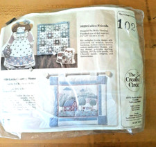 Vintage Creative Circle Calico Friends 1029 Embroidery Kits 1989 - New
