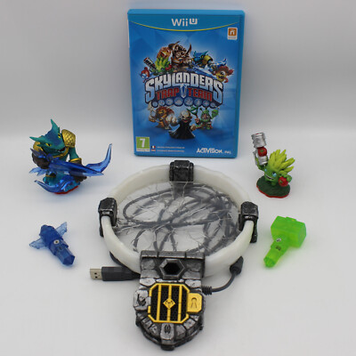 Nintendo Wii U Skylanders Trap Team Set mit Spiel, Portal, 2 Figuren + 2 Fallen