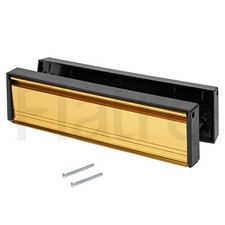 12’’Double-Sided Letter Plate with Metal Flaps Postal plate Draught Excluder