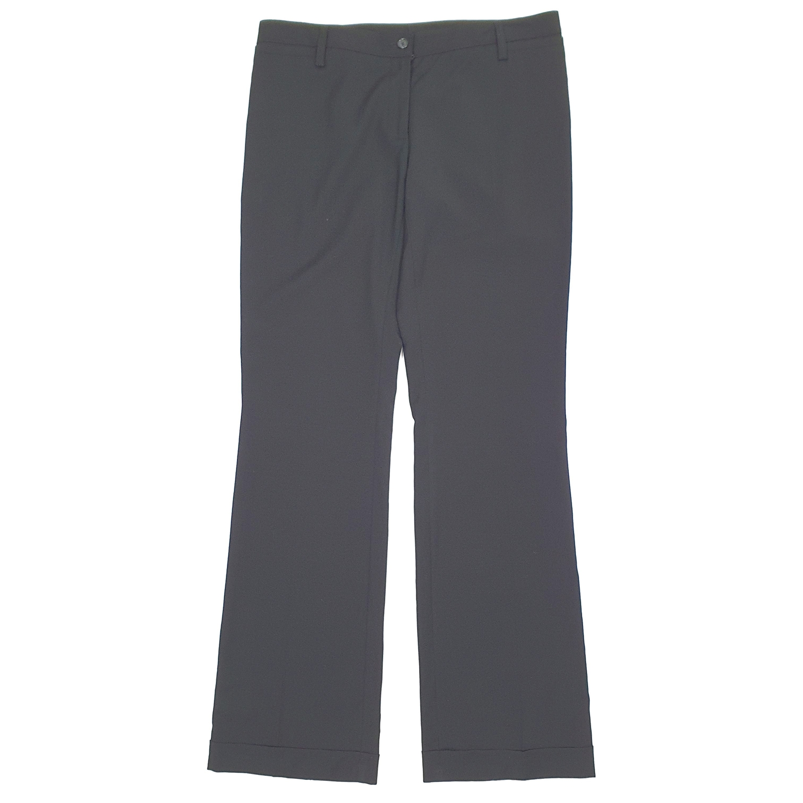 DOLCE & GABBANA Double Pleated Bootcut Chino Trousers Black Womens  14 image 2