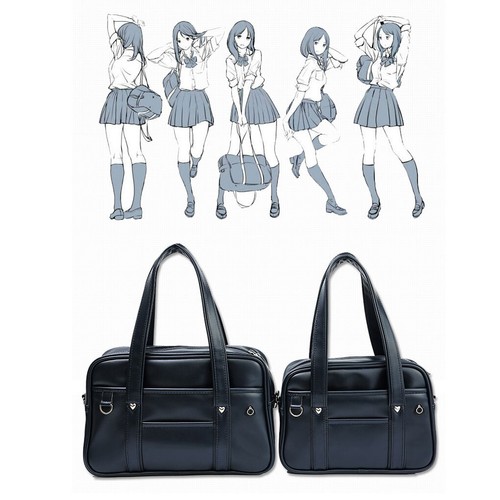 Hot Japanese JK Uniform Bag High School Shoulder Bag PU Handbag Student Durable - Picture 7 of 13