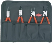 Knipex 001956 Set Of Circlip Retaining Ring Plier Sets, 4 Piece