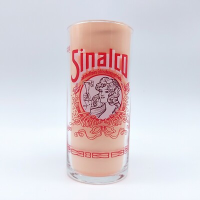 Sinalco Glas Longdrink 0,3l alkoholfreies Getränk Vintage Aufdruck ca. 80er Jahr