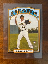 2021 Topps Heritage Ke'Bryan Hayes #72DC-25 1972 Mini Die-Cut Rookie Pirates